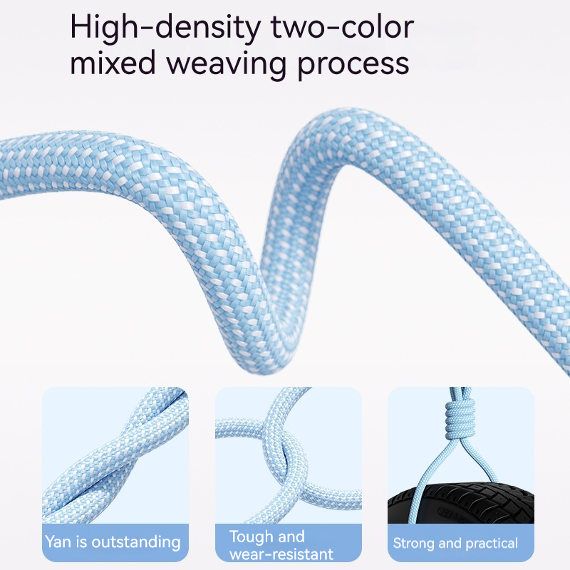 TYPE C data cable super fast charging 120W for Huawei Honor Xiaomi metal head thickened USB charger cable