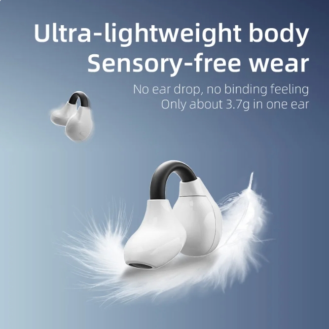 Clip-on Bluetooth MY14 pro Earbuds True Sport fitness Running Music Playback Ear Bone sensing Bluetooth Earphone TWS Waterproof Earbud Stereo Hifi Noise Cancelling Wireless earphone for iPhone Android