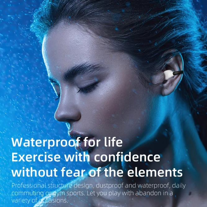 Clip-on Bluetooth MY14 pro Earbuds True Sport fitness Running Music Playback Ear Bone sensing Bluetooth Earphone TWS Waterproof Earbud Stereo Hifi Noise Cancelling Wireless earphone for iPhone Android
