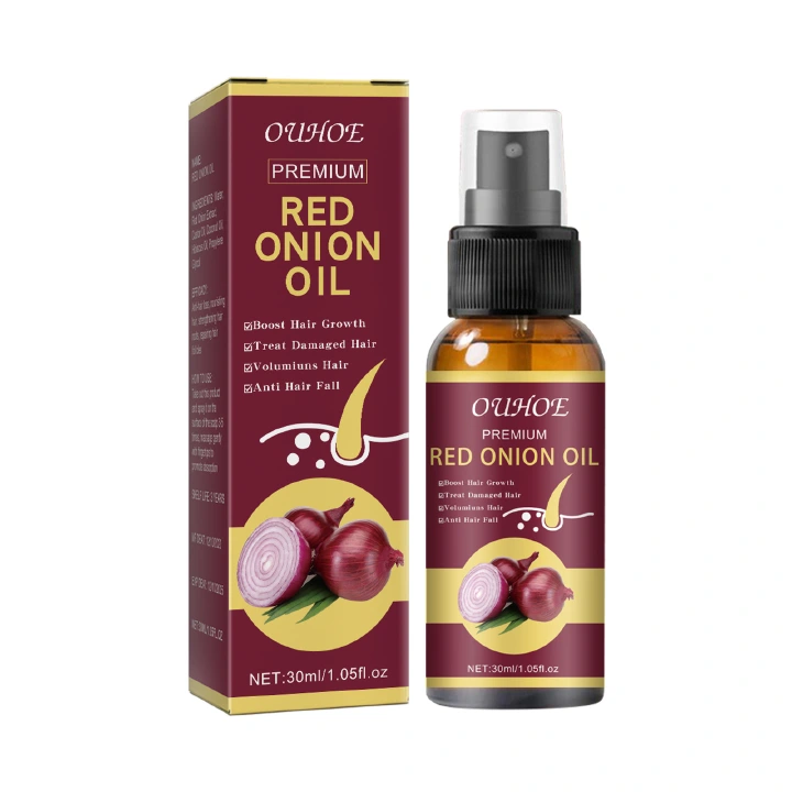 30ml Onion Black Seed Hair Oil Spray for Natural Hair Care and Growth Prevent Hair Loss Biotin Fast Hair Growth Fast delivery