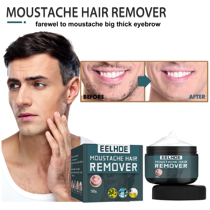 50g Men Hair Removal Cream Mild Non Irritating Facial Beard Armpit Leg Chest Hairs Clean Skin Nourishes Repair Skin Health Care Fast delivery