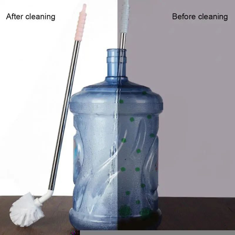 L-Shaped barrel magic brush  Bottle Cleaning /Water dispenser brush  Advanced 304 STAINLESS STEEL