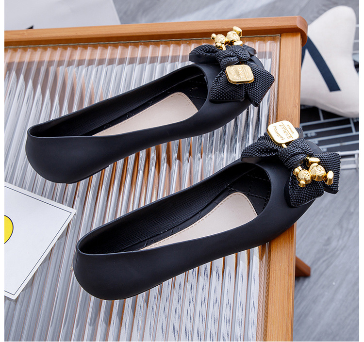 BIG SALE New women's sandals solid color flat sleek buckle bow for summer wear casual round toe sandals ladys shoes flats  womens shoes flats shoes