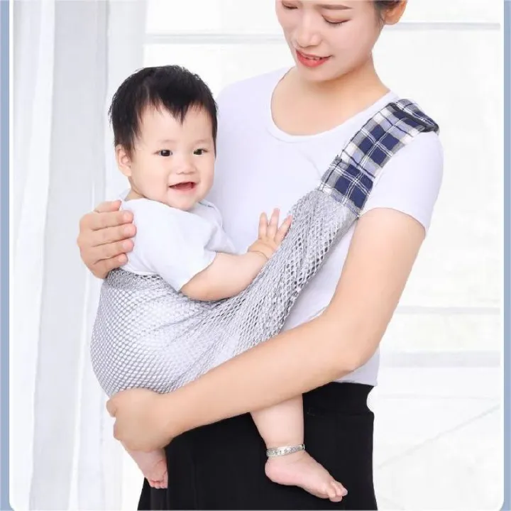 Single Shoulder Outdoor Breathable Mesh Baby Sling For Newborns