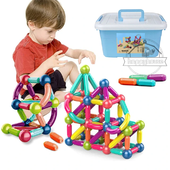 Children's Variable Magnetic Stick Jigsaw Puzzle Building Block Assembly Toy