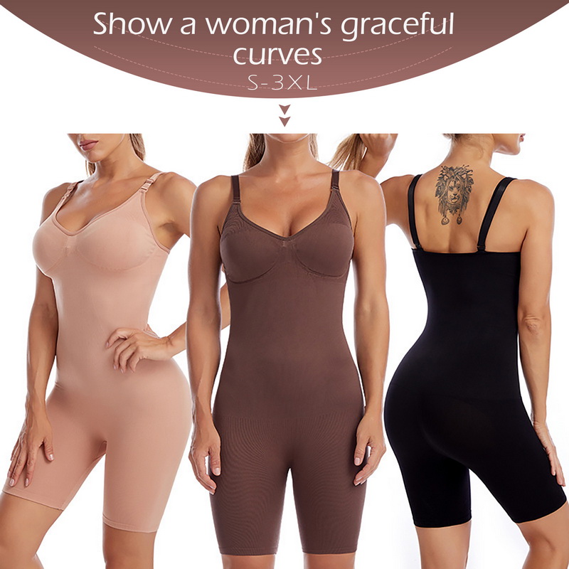 Shapewear for Women Tummy Control Bodysuit Mid Thigh Butt Lifter Body Shaper Shorts Slimming Body Shaper Corset Lingerie Daily Clothes