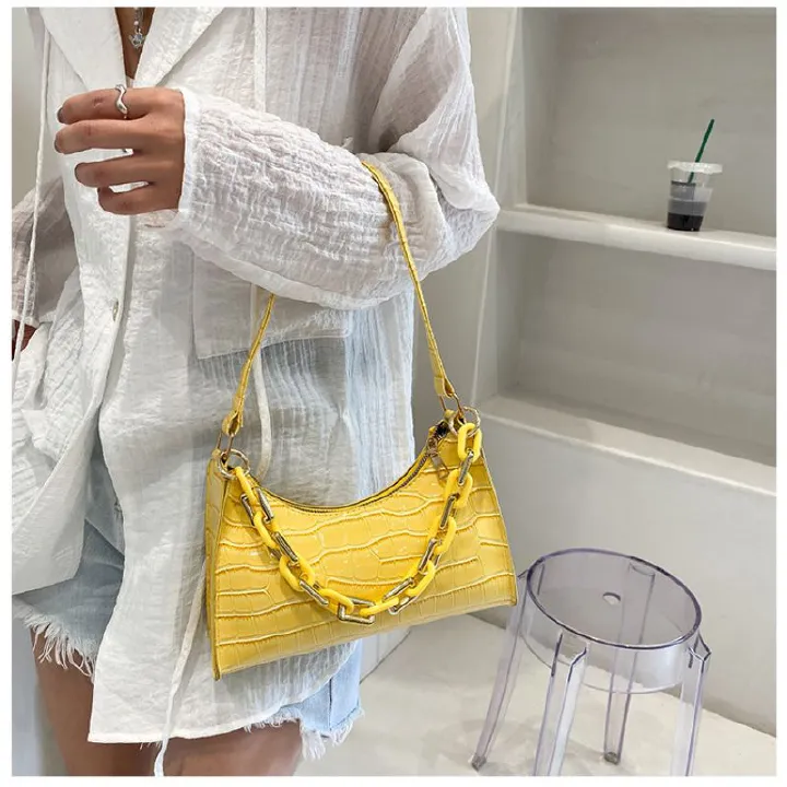 Ladies Exquisite Workmanship Fashion Chain Simple Shoulder Bag