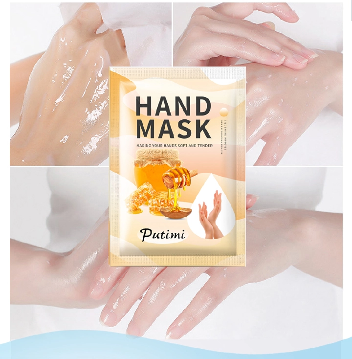 A Bag Of Exfoliating Repair Skin Whitening And Moisturizing Spa Gloves