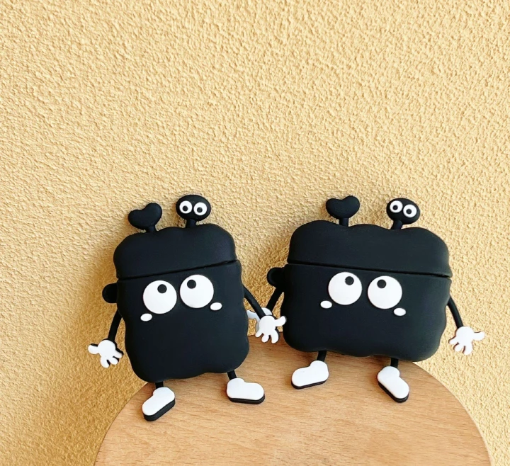 Phone Cover Cartoon Fighting Dog Airpodspro2 Protective Case Apple 1/2 Generation Bluetooth Earphone Case Creative 3rd Generation Silicone Case Earphone Case Phone Accessories Wireless Headphone Case