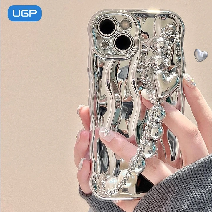 Compatible with Apple Phone Case, iPhone 14 Case, Wavy Bracelet Design, iPhone 13, iPhone 11 Pro Max, Fashion Brand, iPhone 14 Pro Max, Premium New Model Protective Case