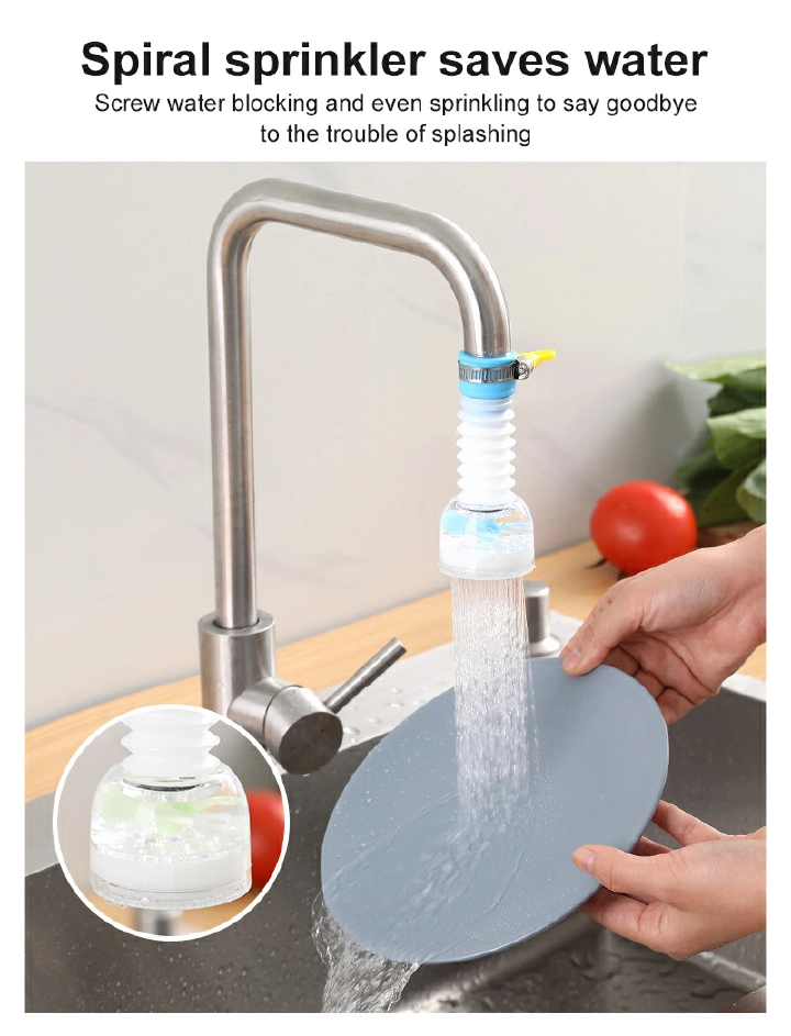 Water Tap Rotatable 360 Faucet Kitchen Accessories Shower Tap Water Saving Universal Connector Extender Rotary Water  Booster Water Saving Faucet Bathroom Garden Universal Shower