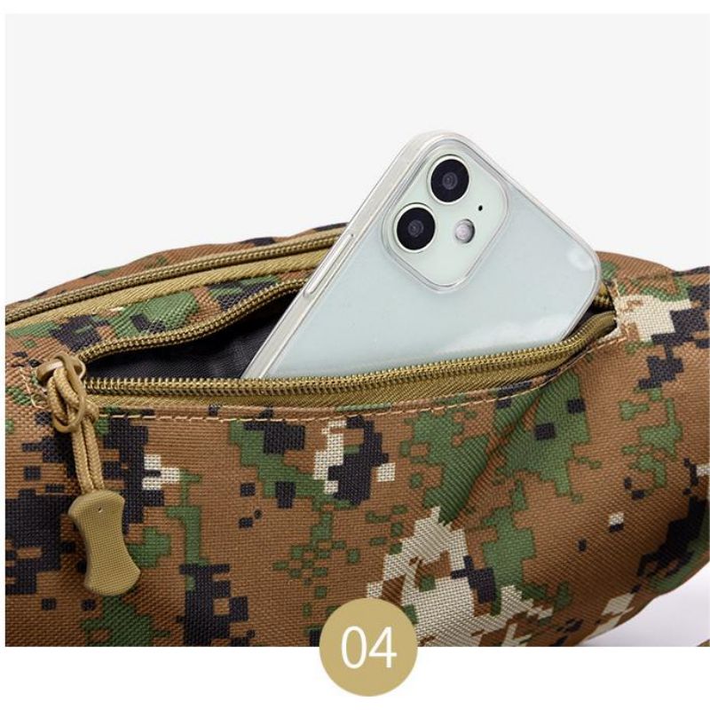 handbags  Waist Packs Men'S Fanny Pack Mobile Phone Bag Multi-Functional Sports Leisure Outdoor Camo One-Shoulder Cross Chest Bag