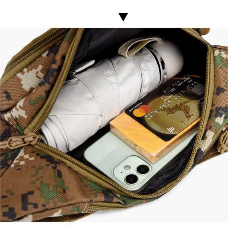 handbags  Waist Packs Men'S Fanny Pack Mobile Phone Bag Multi-Functional Sports Leisure Outdoor Camo One-Shoulder Cross Chest Bag