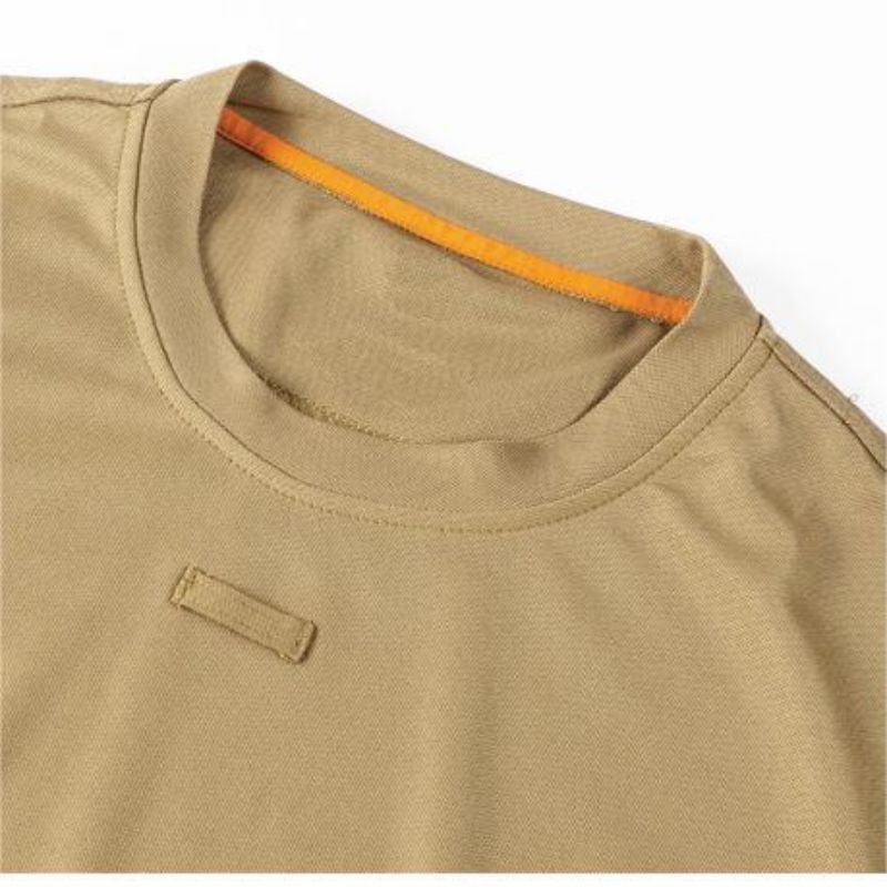 T-Shirts Outdoor T-Shirt Men Simple Personality With Loose Round Neck Tactical Short Sleeve Elastic Quick Drying Camouflage Training Casual Short Sleeve