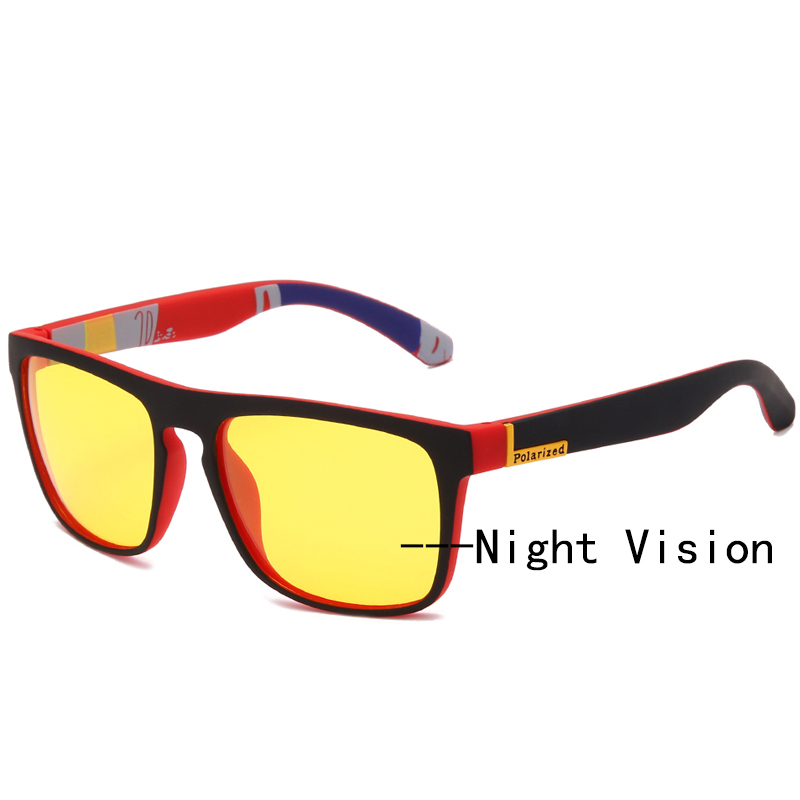 New Night Vision Glasses Men Accessories Polarized Sunglasses Yellow Lens Anti-Glare Goggle Night Driving Sun glasses UV400 Eyewear