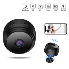 A9 Mini Camcorders HD WiFi Camera Wireless Voice Recorder Video Camcorder Smart Home Video Surveillance Camera For IOS Android Black