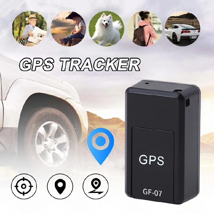 Mini GF-07 GPS Car Tracker Real Time Tracking Anti-Theft Anti-lost Locator Strong Magnetic Mount SIM Message Positioner Black