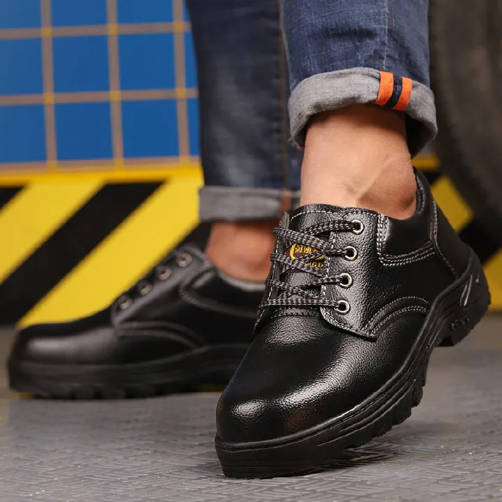 Men's Puncture Resistant Work Wear Resistant Skid High Quality Business Oxford Shoes