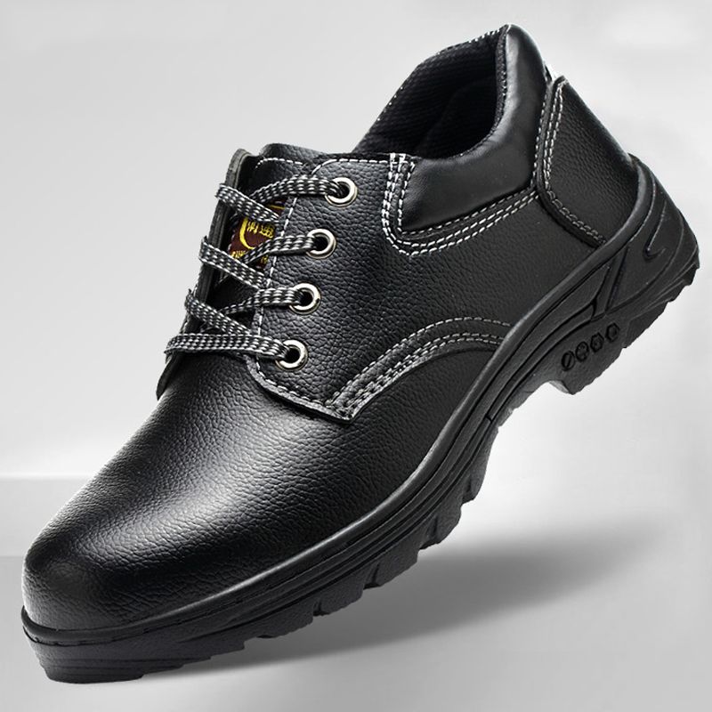 Oxfords Construction Safety Shoes Men'S Anti-Smash Anti-Puncture Work Wear Protection Anti-Slip Industrial Shoes New Arrival Of High Quality Business