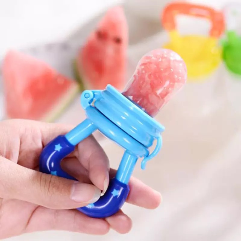 Baby Pacifier Infant Nipple Soother Toddler Kids Pacifier Feeder for Fruits Food Nibler Dummy Baby Feeding Pacifier Bottle-Feeding