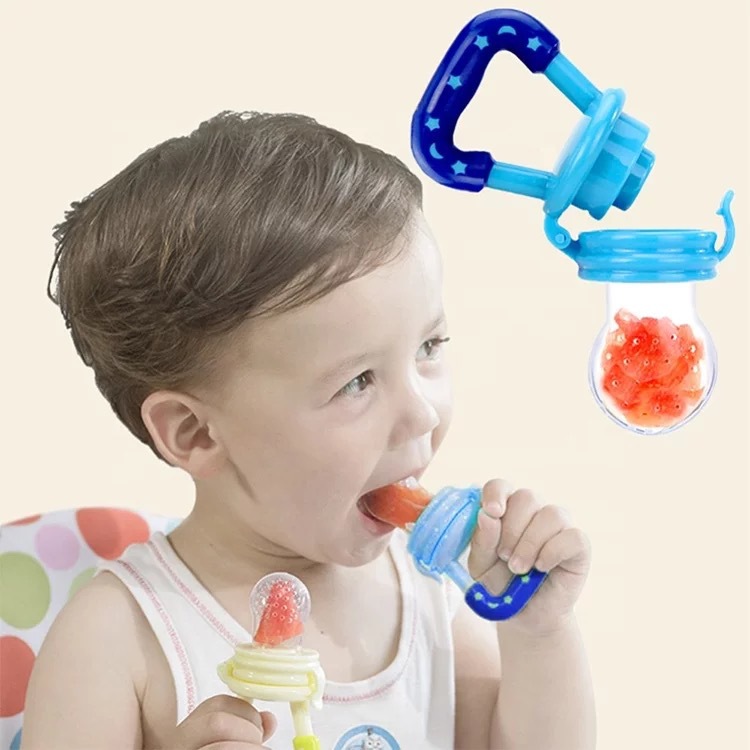 Baby Pacifier Infant Nipple Soother Toddler Kids Pacifier Feeder for Fruits Food Nibler Dummy Baby Feeding Pacifier Bottle-Feeding