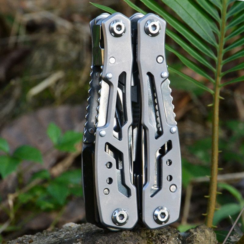 Safety & Survival Outdoor Stainless Steel Folding Portable Multi-Function Pliers Screwdriver Combination Of Small Multi-Purpose Pliers Small Tool