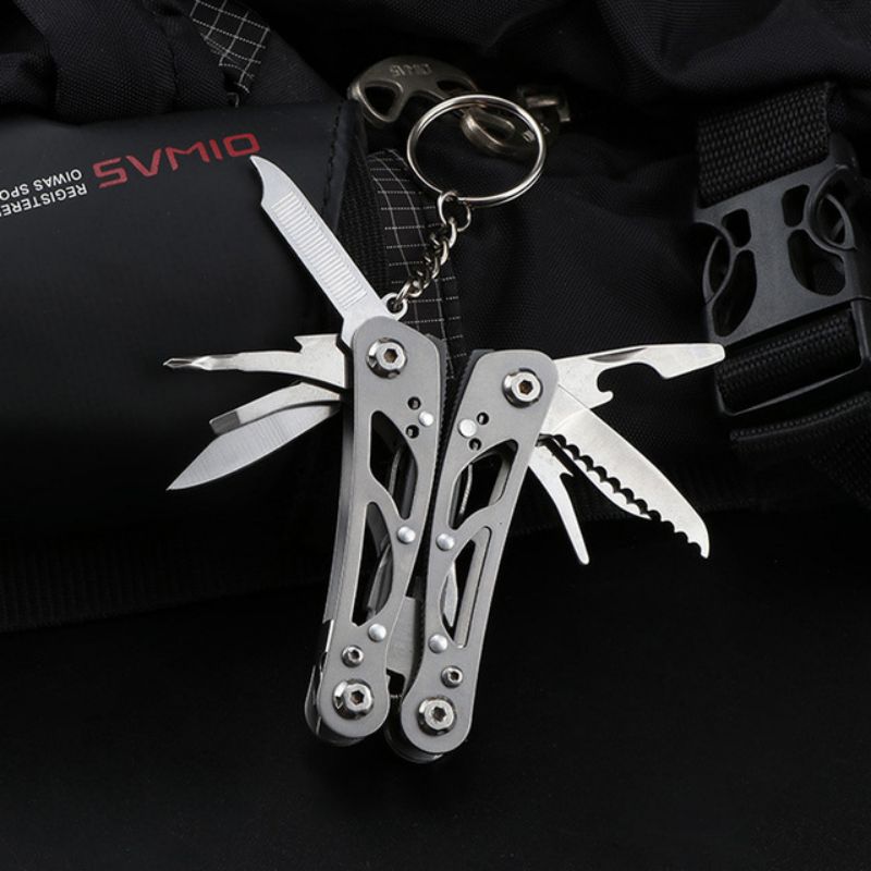 Safety & Survival Outdoor Stainless Steel Folding Portable Multi-Function Pliers Screwdriver Combination Of Small Multi-Purpose Pliers Small Tool