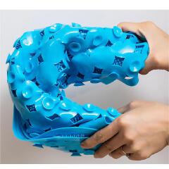 Bathroom Carpet Odorless Non-Toxic Pvc With Suction Cup Massage Non-Slip Mat Plastic Floor Mat