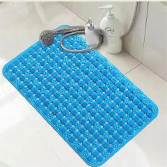 Bathroom Carpet Odorless Non-Toxic Pvc With Suction Cup Massage Non-Slip Mat Plastic Floor Mat