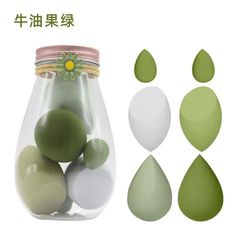 Other Make Up Tool & Accessories New Arrival makeup makeup sponge Puff Bottled Mini Cosmetics Puff Super Soft Beauty Tools for Foudation BB Cream Gifts Beauty Tools Multi-color fas Green