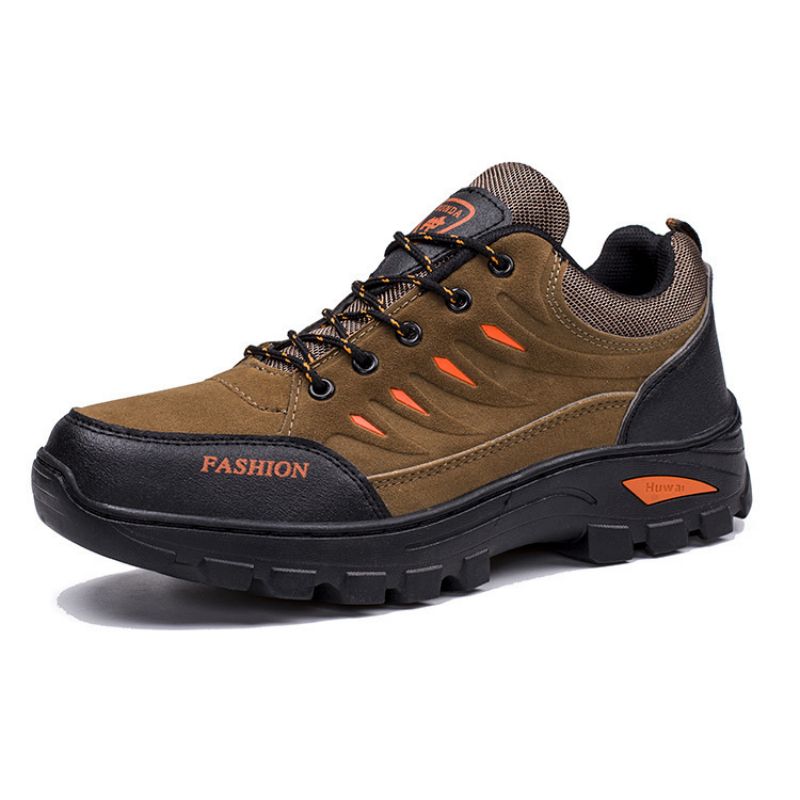 Climbing This Year'S Popular Niche Design Leisure Outdoor Shoes Sports Mountaineering Work Commuter Shoes Thick Soled Hiking Camel Men'S Shoes