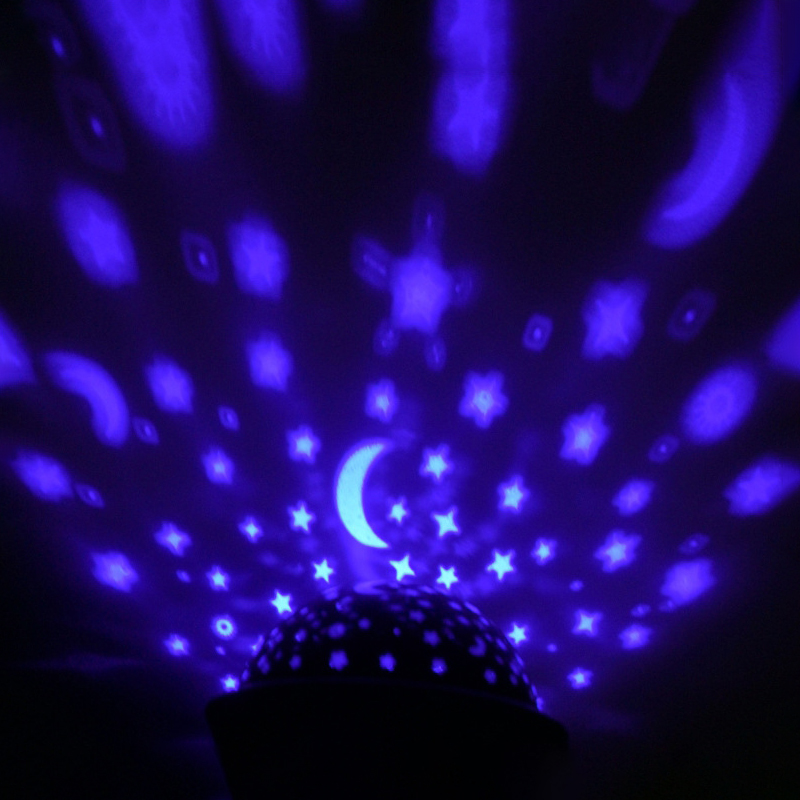 LED Small Starry Sky Atmosphere Night Light Projection RGB Disco Lamps Ball Small Portable USB Power Supply Remote Control Lighting Changes KTV Bar Home Entertainment