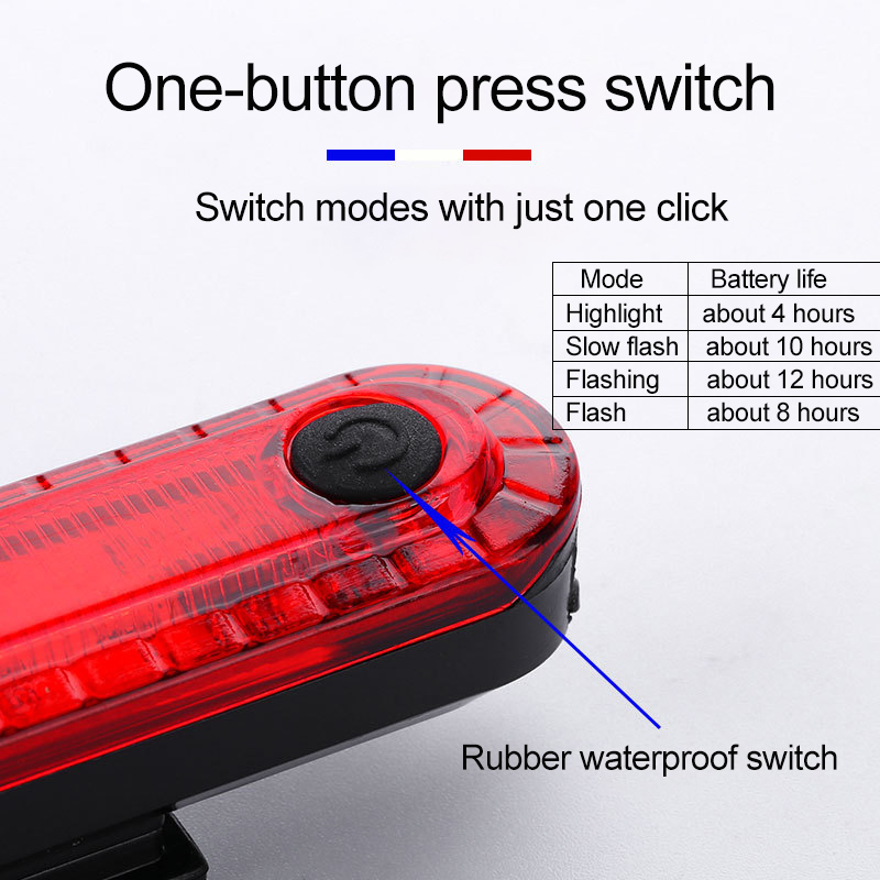 Bicycle light  Taillight Headlight Accessories  Cycling USB Charging Safety Warning Adjustable Stand Highlight LED Lamp Meet An EmergencyBeads Waterproof And Safe