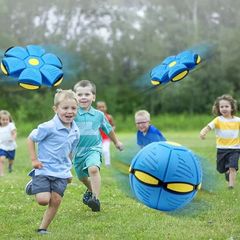 Toy Sports New product hot sale Flying UFO - Children without LED lights Flat surface throwing disc ball Outdoor beach and garden games Children's sports ball toys Magic ball Outdo Blue