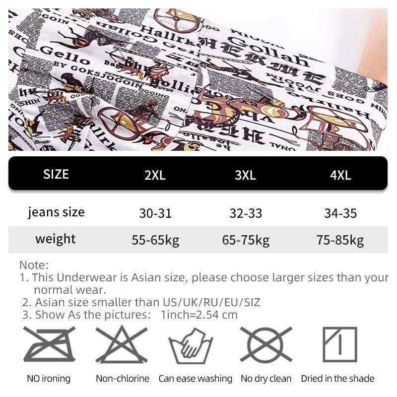 Men's underwear printed seamless waist plus size breathable boyshort stall supply leggings Clothes  Men's Clothing  Underwear   Boxer  Briefs