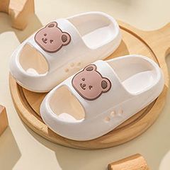 Slippers Children's Beach Toddler Girls' Shoes Slippers For Boys Girls Home Shoes ummer Thick Soft Cartoon Comfortable and cute for children 26 White