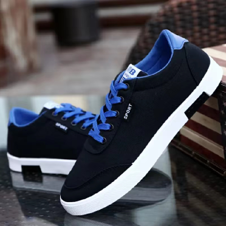 Men's Leisure Sports Men's Walking Soft Soled Breathable Canvas Shoes