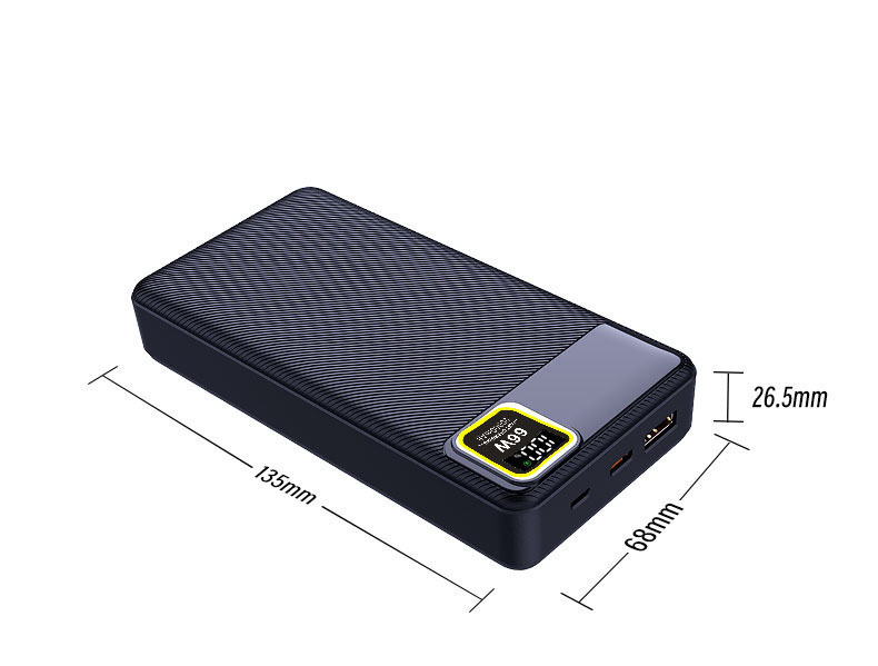 Real Mark 20000mAh Power Bank PD20W Fast Charging Real Capacity Powerbank External Battery Portable Charger Compatible with Cell Phone Tablet