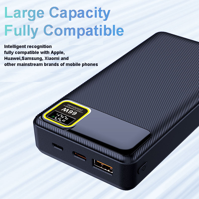 Real Mark 20000mAh Power Bank PD20W Fast Charging Real Capacity Powerbank External Battery Portable Charger Compatible with Cell Phone Tablet