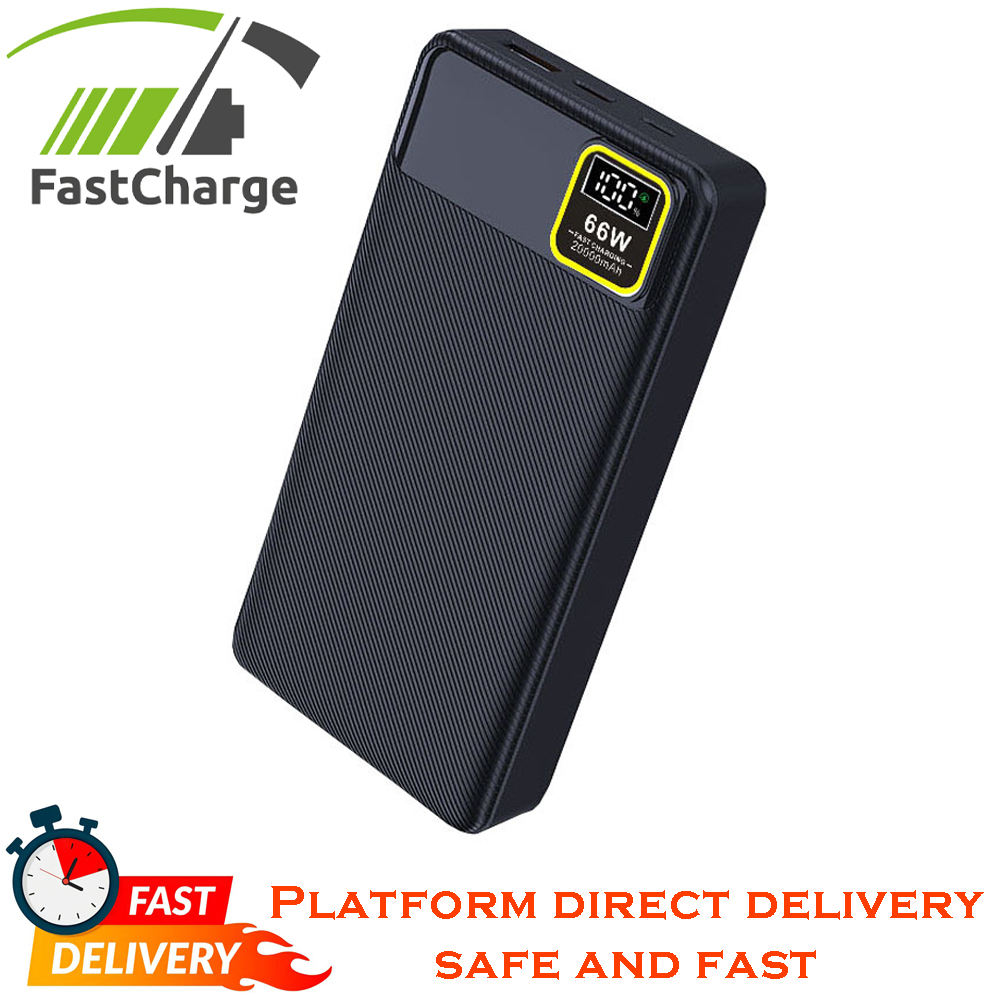 Real Mark 20000mAh Power Bank PD20W Fast Charging Real Capacity Powerbank External Battery Portable Charger Compatible with Cell Phone Tablet