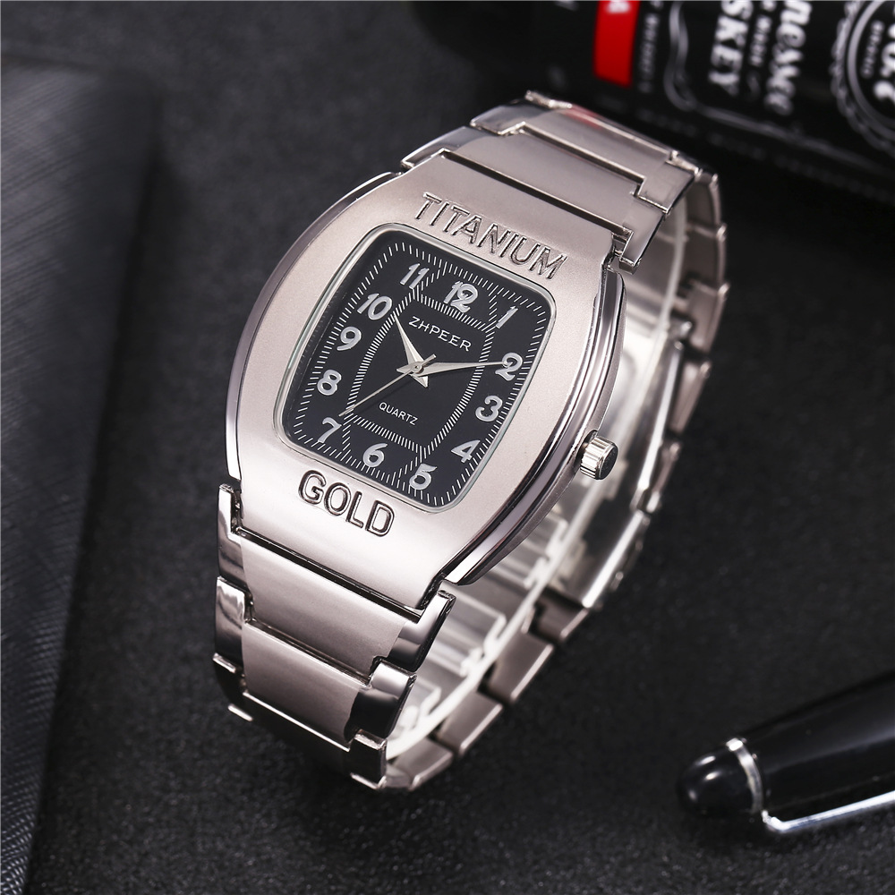 Zpeer Bucket Shaped Men Watches Men's Watches Quartz Business Leisure Watches Male Wrist Watch