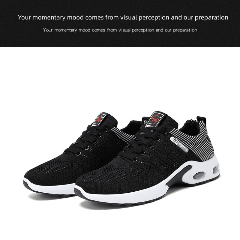 Men's Shoes Breathable Air Cushioned Athletic  Running Shoes Light Casual Sports Shoes For Men