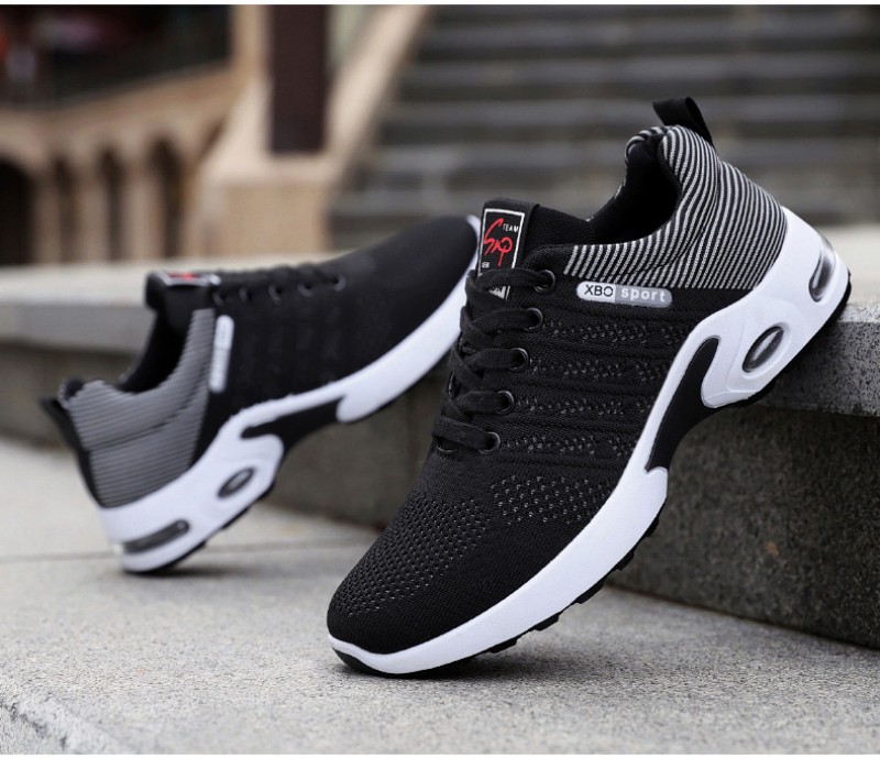 Men's Shoes Breathable Air Cushioned Athletic  Running Shoes Light Casual Sports Shoes For Men