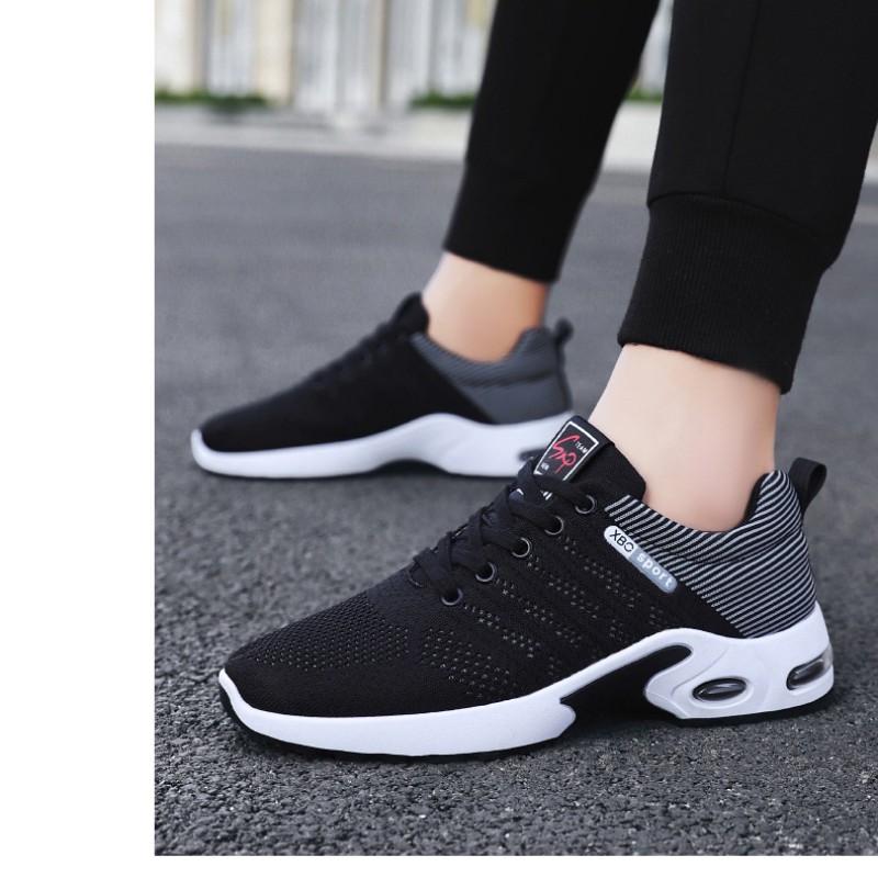 Men's Shoes Breathable Air Cushioned Athletic  Running Shoes Light Casual Sports Shoes For Men