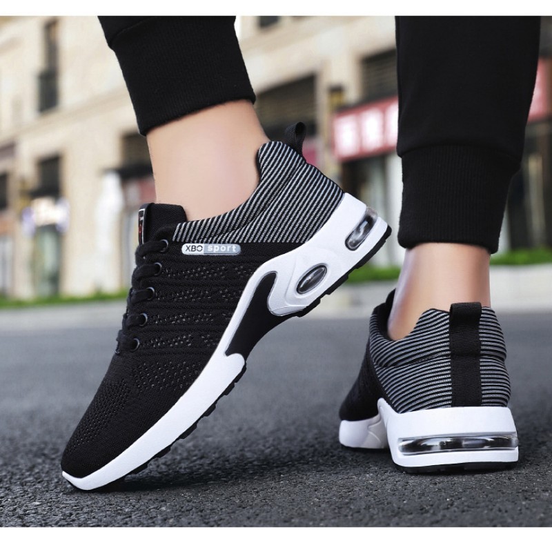 Men's Shoes Breathable Air Cushioned Athletic  Running Shoes Light Casual Sports Shoes For Men