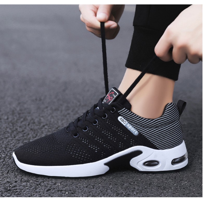 Men's Shoes Breathable Air Cushioned Athletic  Running Shoes Light Casual Sports Shoes For Men