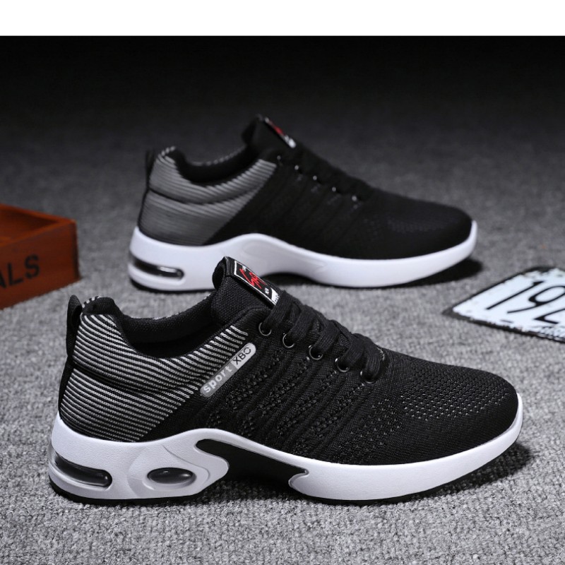 Men's Shoes Breathable Air Cushioned Athletic  Running Shoes Light Casual Sports Shoes For Men