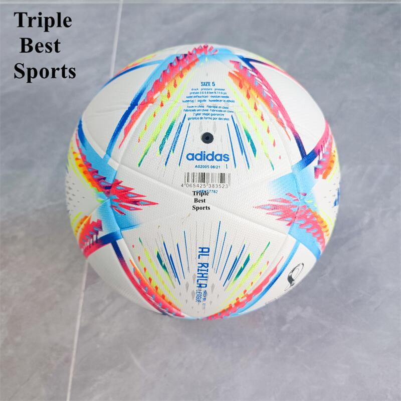 (Clearance 3 days)1 Set With Free Pump Size 5 PU Leather FIFA UEFA Champions League World Cup 2022 Adidas Soccer Football Ball With Net Needle gifts