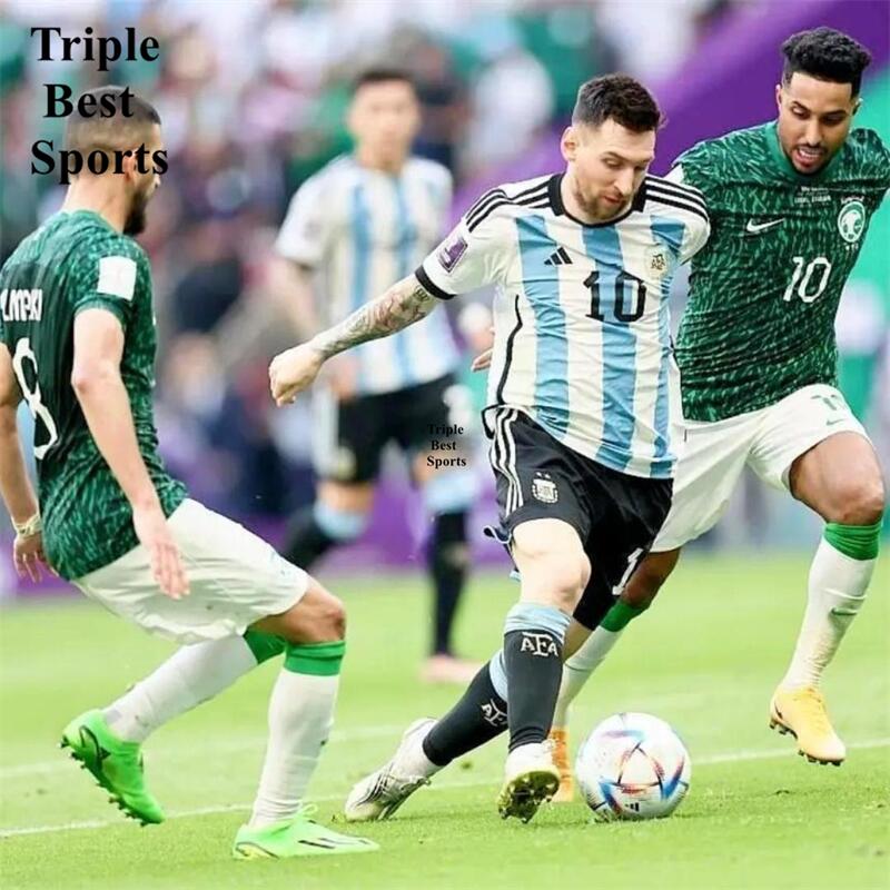 (Clearance 3 days)1 Set With Free Pump Size 5 PU Leather FIFA UEFA Champions League World Cup 2022 Adidas Soccer Football Ball With Net Needle gifts