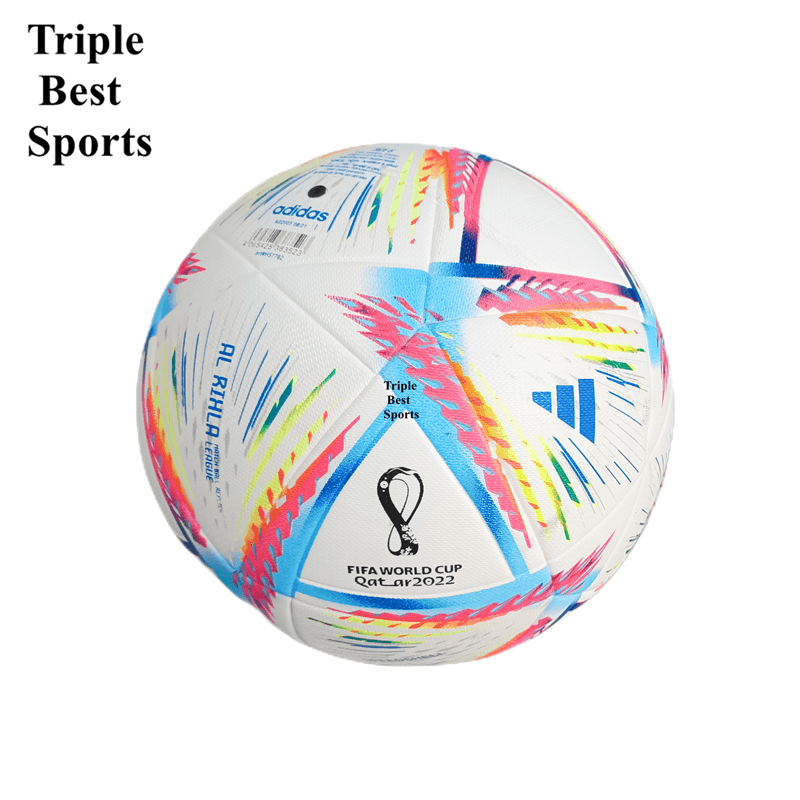 (Clearance 3 days)1 Set With Free Pump Size 5 PU Leather FIFA UEFA Champions League World Cup 2022 Adidas Soccer Football Ball With Net Needle gifts